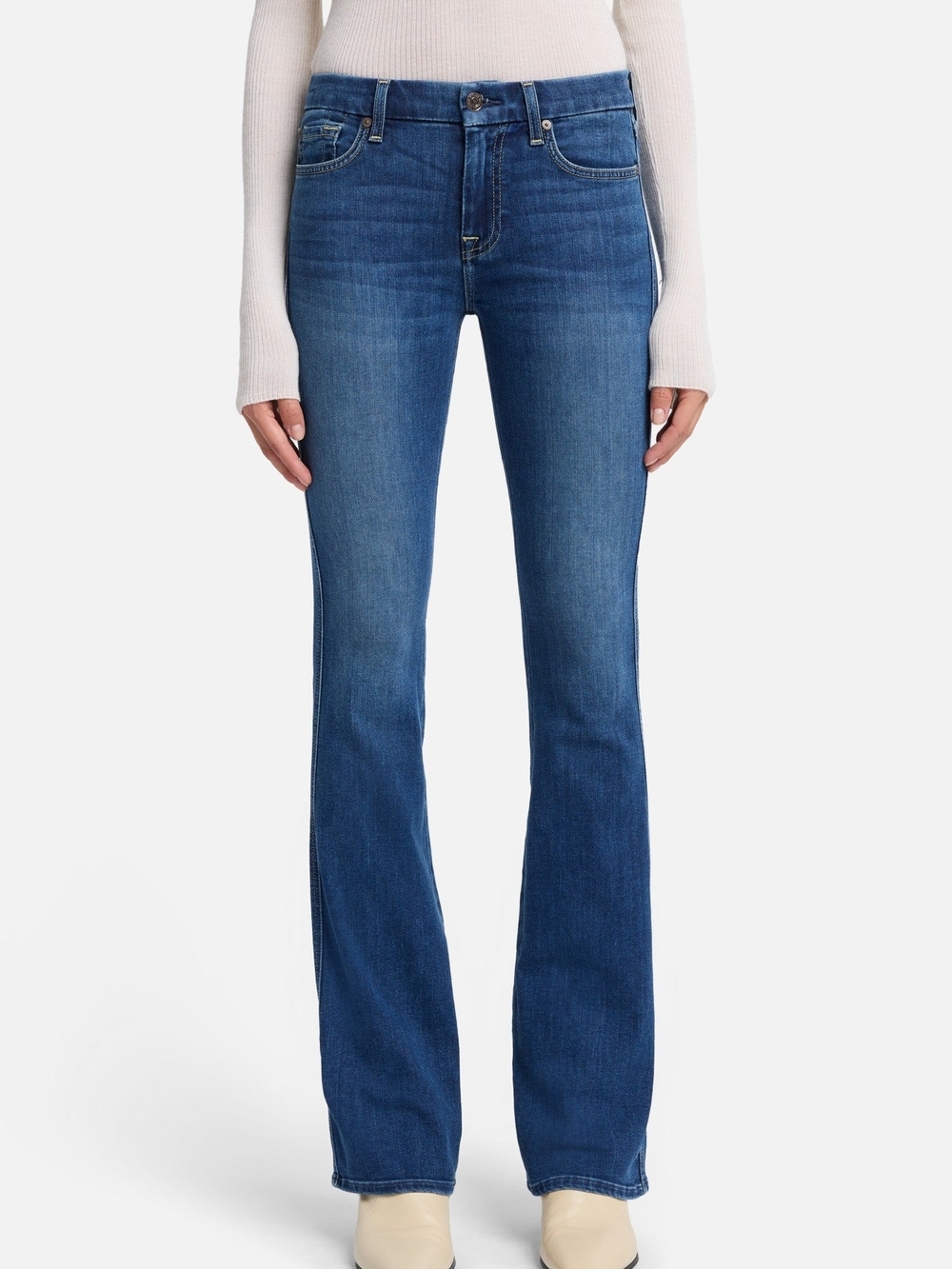 7 For All Mankind Blue Bootcut Jeans Sz 32